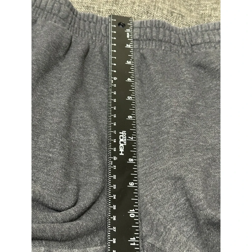 Reebok Mens M Sweatpants Gray Elastic Waist Pockets Casual Lounge